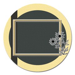 Sunflower magnet - Magnet 5  (Round)