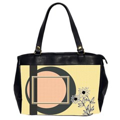 Sunflower office bag - Oversize Office Handbag (2 Sides)
