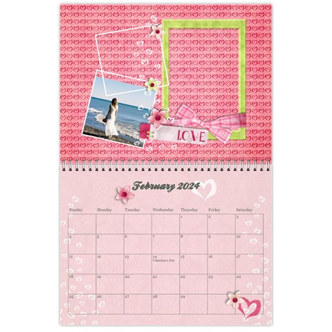 2024 Calendar By Mikki Feb 2024