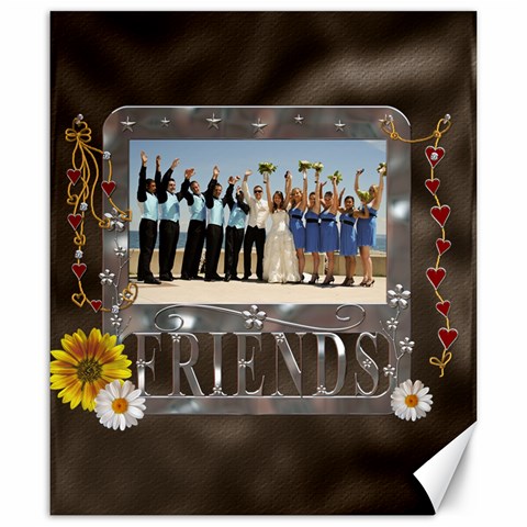 Friends Love 20x24 Canvas By Lil 19.57 x23.15  Canvas - 1
