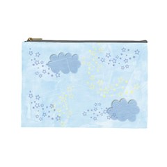 Stars/Clouds Custom Cosmetic Bag (Large) 