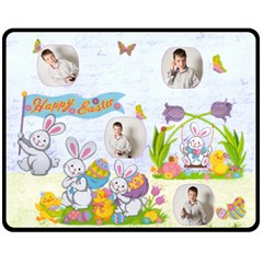 Easter Egg Hunt Medium Fleece Blanket - Fleece Blanket (Medium)