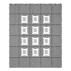 Black and white medium Shower Curtain - Shower Curtain 60  x 72  (Medium)