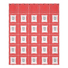 White and Red Medium Shower Curtain (large File) - Shower Curtain 60  x 72  (Medium)