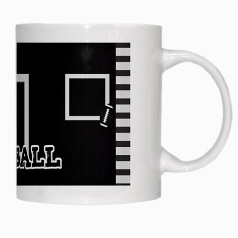 Touchdown (black And Red) Mug By Chelsea Winsor Right