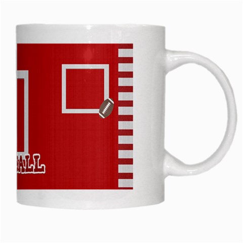 Touchdown (black And Red) Mug 2 By Chelsea Winsor Right
