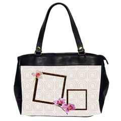 orchid handbag two sides - Oversize Office Handbag (2 Sides)