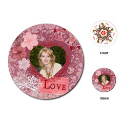 Love - Playing Cards Single Design (Round)