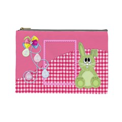 Eggzactly Spring Large Cosmetic Bag 1 - Cosmetic Bag (Large)