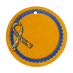 Autism -Round Ornament (Two Sides)