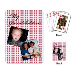 My Grandchildren playing cards - Playing Cards Single Design (Rectangle)