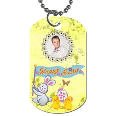 Happy Easter Dogtag Double Sided - Dog Tag (Two Sides)