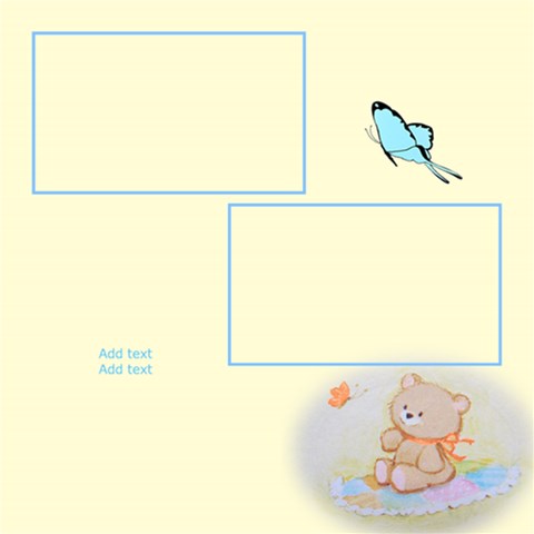 Baby Boy Scrapbook Of First s 12x12, 30 Pages By Deborah 12 x12  Scrapbook Page - 23