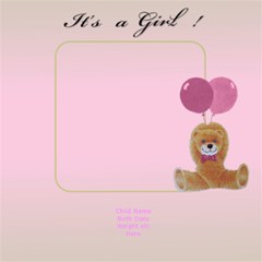 Baby girl scrapbook of First s 12x12, 30 pages - ScrapBook Page 12  x 12 
