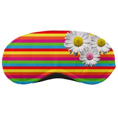Stripes and flowers - MASK - Sleep Mask