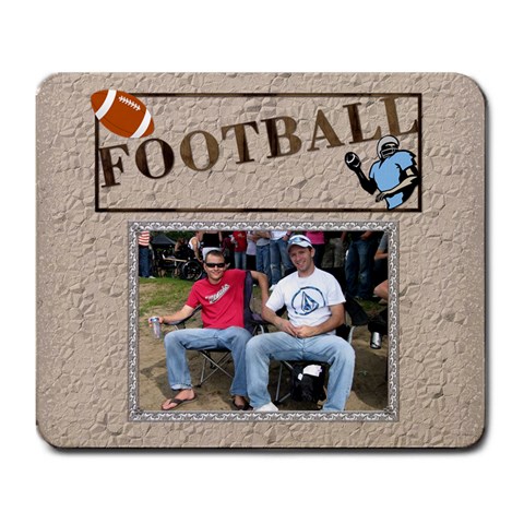 Football Large Mousepad By Lil Front
