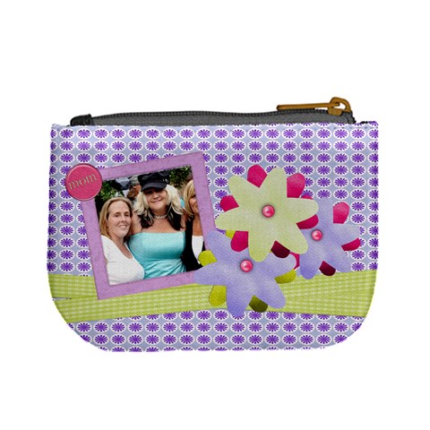 Mothers Day Mini Coin Purse By Danielle Christiansen Back