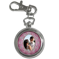 Pretty Pink Key Chain Watch