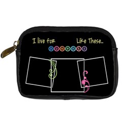 I live for moments like these - Digital Camera Leather Case