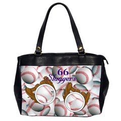 baseball bag 2 - Oversize Office Handbag (2 Sides)