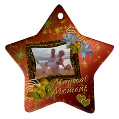 Magical Moment Starburst Star Ornament - Ornament (Star)