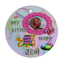 My Little Bunny 2023 Round Pastel Ornament - Ornament (Round)