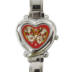 mask watch - Heart Italian Charm Watch