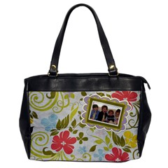 Spring Easter Floral Handbag - Oversize Office Handbag