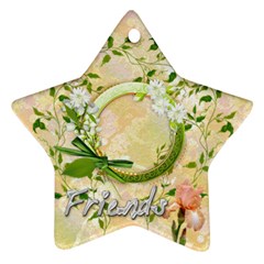 Friends daisy 2023 Pastel Flower ornament star - Ornament (Star)