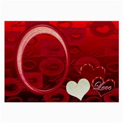 I Heart you Red Large Glass Cloth - Large Glasses Cloth