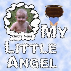 My Little Angel Boy 8x8 - ScrapBook Page 8  x 8 