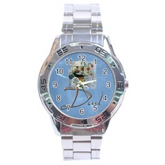 Dad Stainless Steel Watch - Stainless Steel Analogue Watch