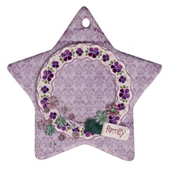 Family, star ornament - Ornament (Star)