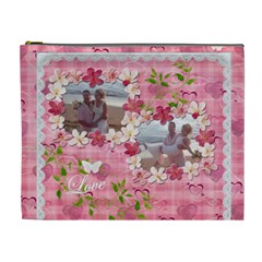 Spring flower floral pink XL Cosmetic Bag - Cosmetic Bag (XL)