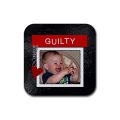Guilty Square Coaster - Rubber Coaster (Square)