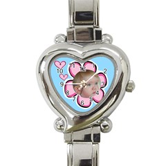 Our Little girl Watch - Heart Italian Charm Watch