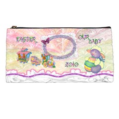 Spring flower floral Our Baby train lamb pencil case