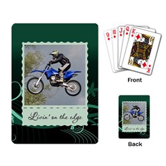 Livin  on the Edge Playing Cards - Playing Cards Single Design (Rectangle)