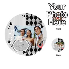 Our wedding - Playing Cards 54 Designs (Round)