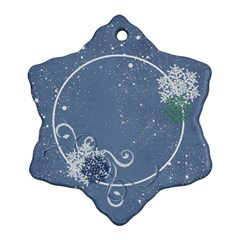 Snowflakes-Custom Snowflake Ornament (Two Sides) 