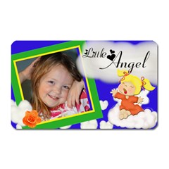 Little Angel magnet w/pic - Magnet (Rectangular)