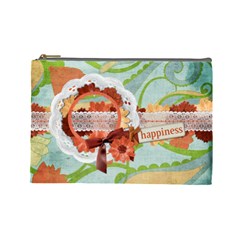 Floral Breeze-Custom Cosmetic Bag (L)  - Cosmetic Bag (Large)