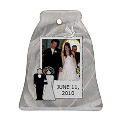 Wedding Date Bell Ornament - Ornament (Bell)