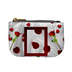 roses and hearts mini coin purse