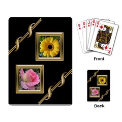 Black and Gold playing cards - Playing Cards Single Design (Rectangle)
