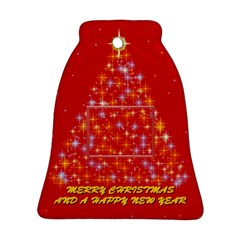 Merry Christmas & Happy New Year - Bell Ornament (Two Sides)
