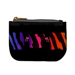 multi zebra colored change purse - Mini Coin Purse