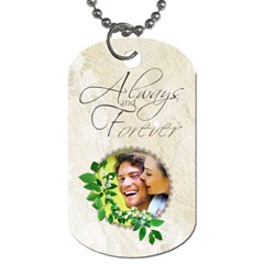You & Me Always & Forever Double Sided Dog Tag - Dog Tag (Two Sides)