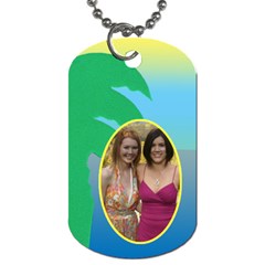 Vacation Luggage (2 sided) dog Tags - Dog Tag (Two Sides)