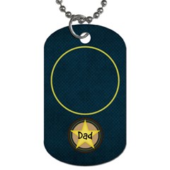 Dad tag03 - Dog Tag (One Side)